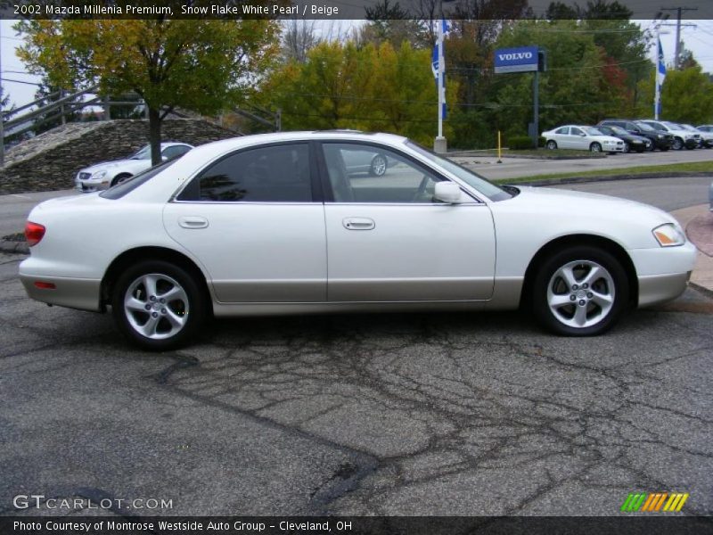 Snow Flake White Pearl / Beige 2002 Mazda Millenia Premium