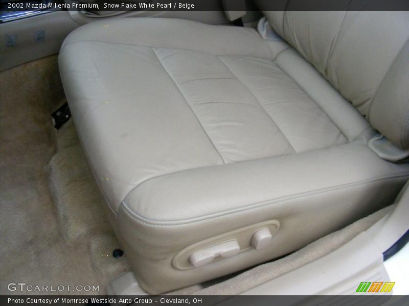 Snow Flake White Pearl / Beige 2002 Mazda Millenia Premium