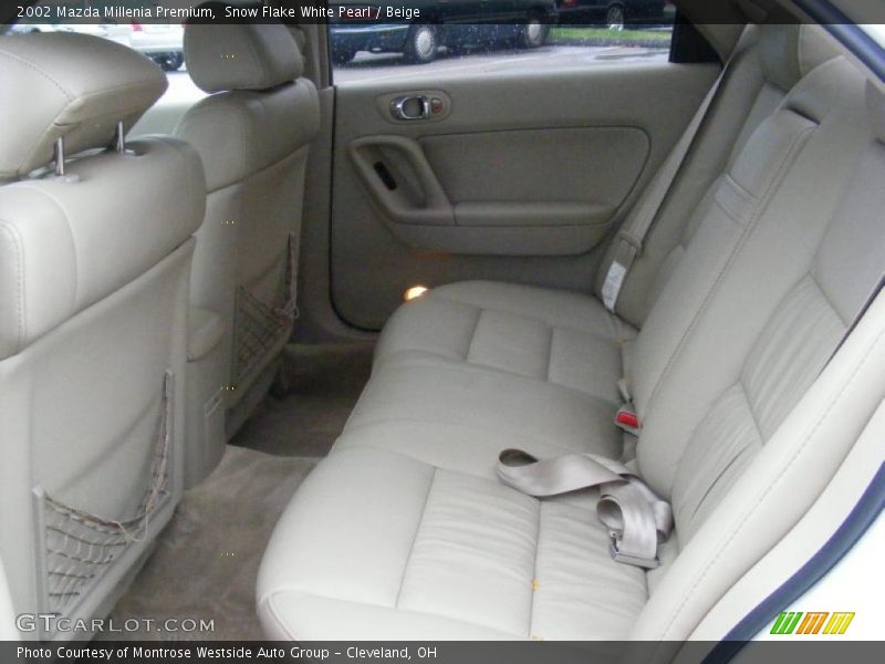 Snow Flake White Pearl / Beige 2002 Mazda Millenia Premium