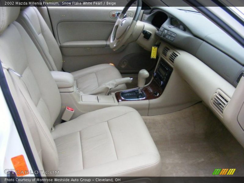 Snow Flake White Pearl / Beige 2002 Mazda Millenia Premium