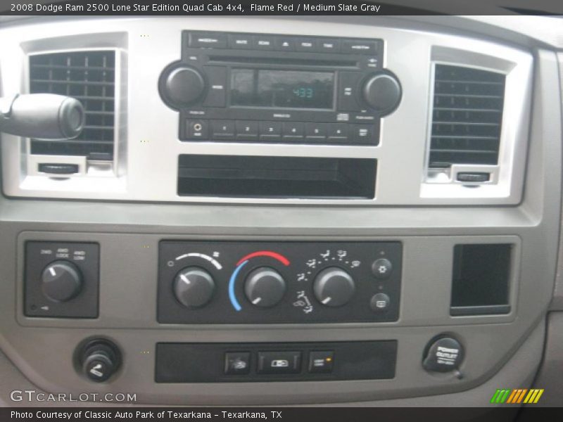 Flame Red / Medium Slate Gray 2008 Dodge Ram 2500 Lone Star Edition Quad Cab 4x4