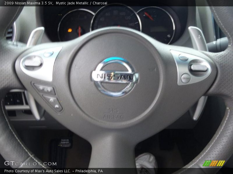 Mystic Jade Metallic / Charcoal 2009 Nissan Maxima 3.5 SV
