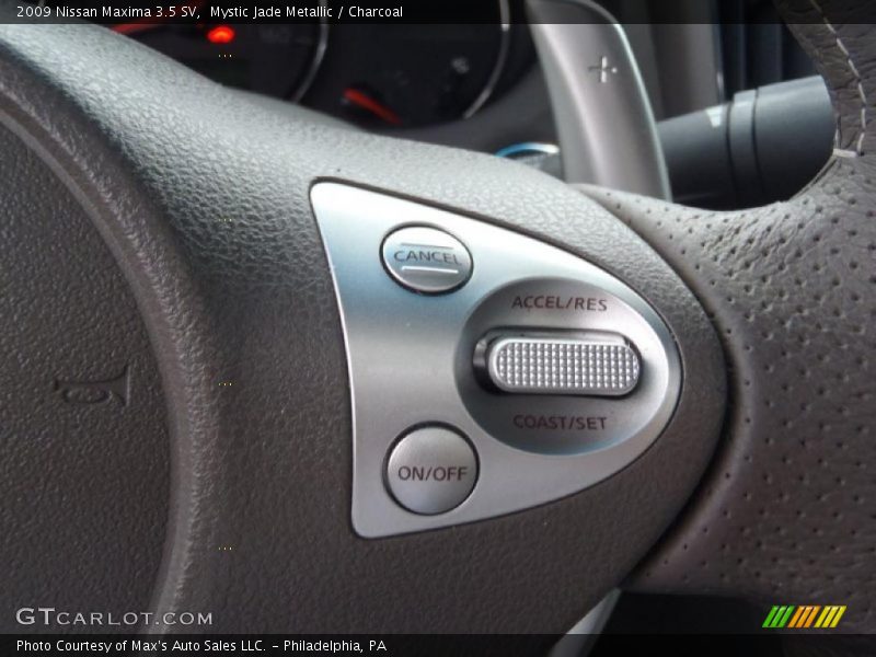 Mystic Jade Metallic / Charcoal 2009 Nissan Maxima 3.5 SV