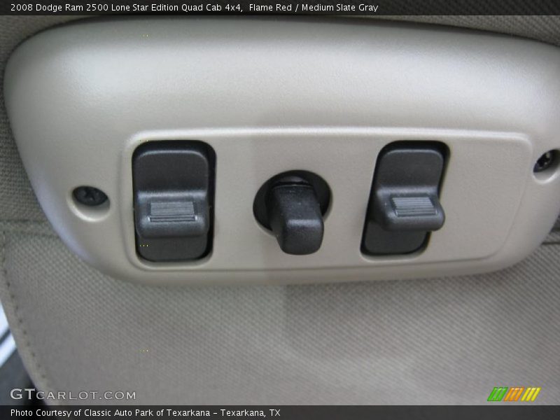 Flame Red / Medium Slate Gray 2008 Dodge Ram 2500 Lone Star Edition Quad Cab 4x4