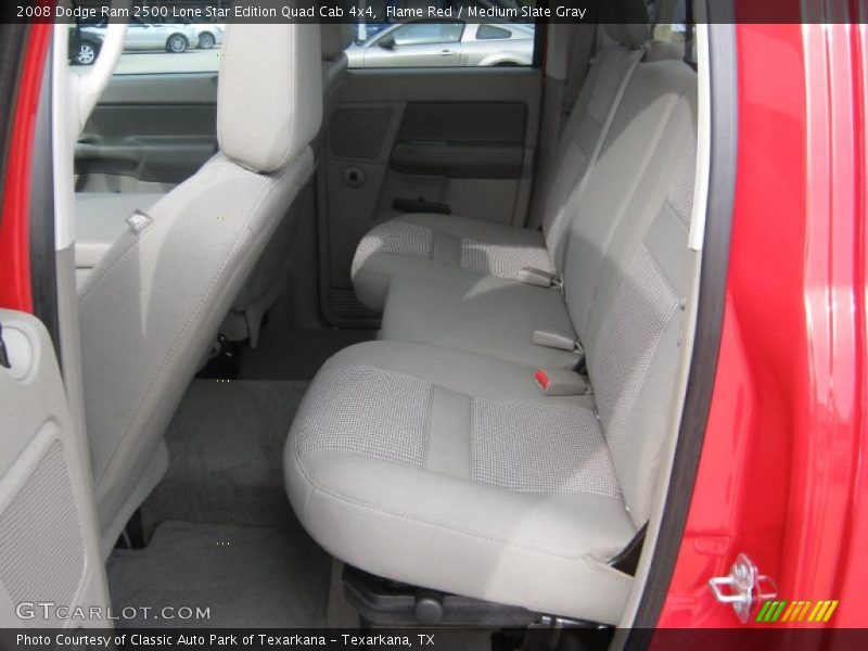 Flame Red / Medium Slate Gray 2008 Dodge Ram 2500 Lone Star Edition Quad Cab 4x4
