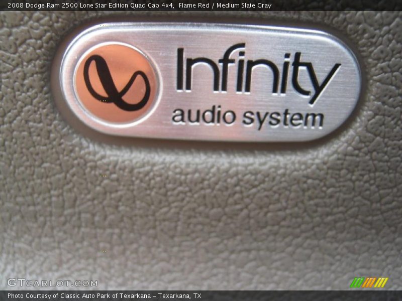 Flame Red / Medium Slate Gray 2008 Dodge Ram 2500 Lone Star Edition Quad Cab 4x4