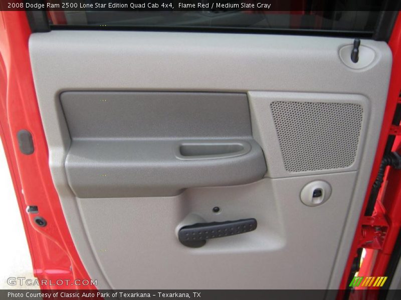 Flame Red / Medium Slate Gray 2008 Dodge Ram 2500 Lone Star Edition Quad Cab 4x4