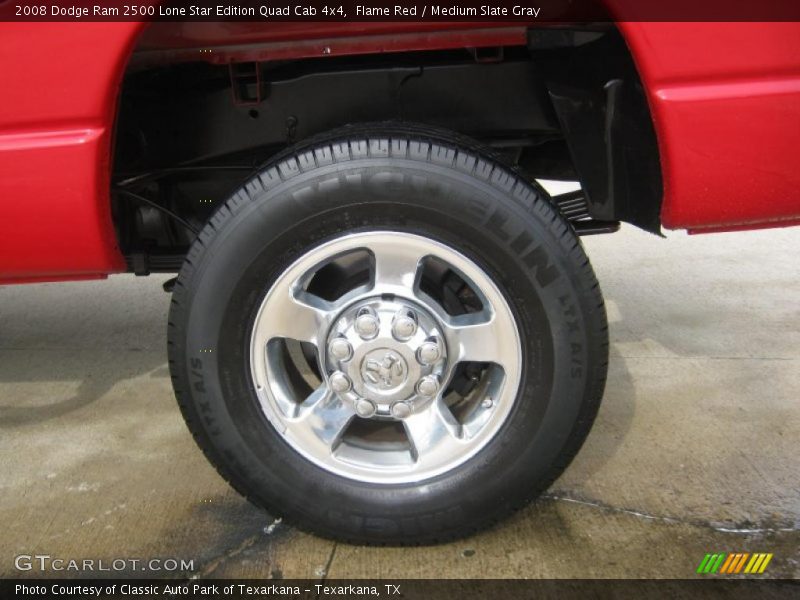 Flame Red / Medium Slate Gray 2008 Dodge Ram 2500 Lone Star Edition Quad Cab 4x4