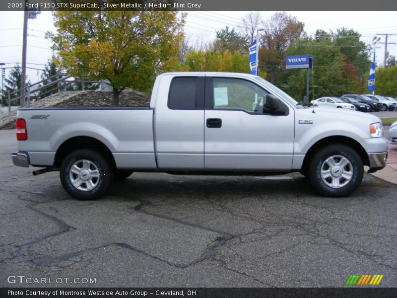 Silver Metallic / Medium Flint Grey 2005 Ford F150 STX SuperCab