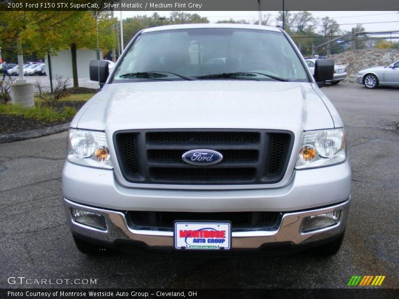 Silver Metallic / Medium Flint Grey 2005 Ford F150 STX SuperCab