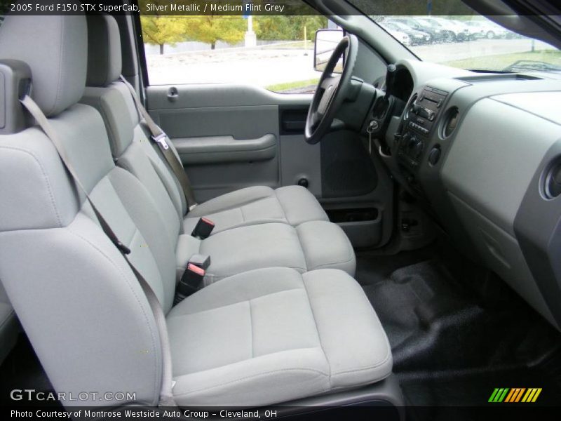 Silver Metallic / Medium Flint Grey 2005 Ford F150 STX SuperCab