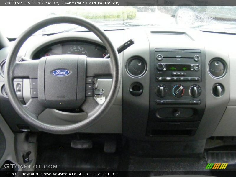 Silver Metallic / Medium Flint Grey 2005 Ford F150 STX SuperCab