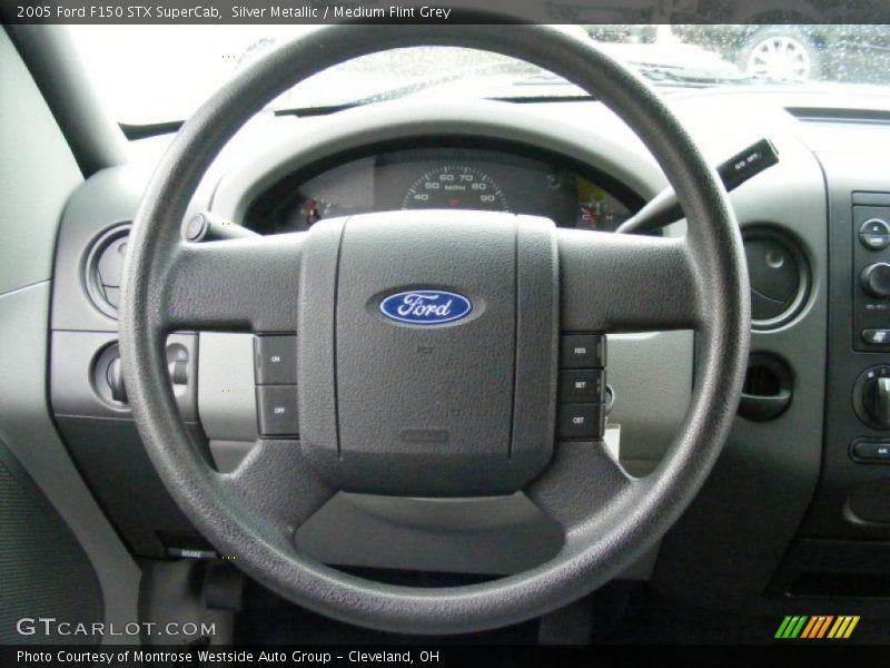 Silver Metallic / Medium Flint Grey 2005 Ford F150 STX SuperCab