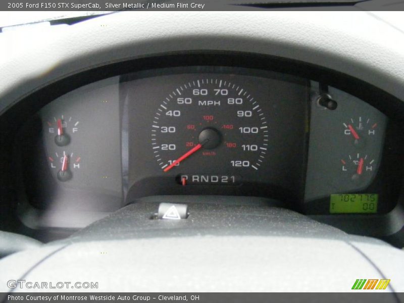 Silver Metallic / Medium Flint Grey 2005 Ford F150 STX SuperCab