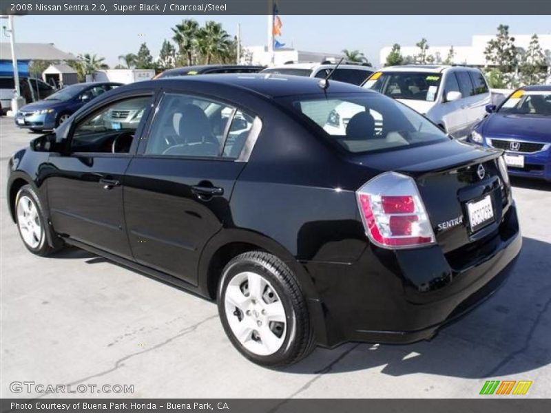 Super Black / Charcoal/Steel 2008 Nissan Sentra 2.0