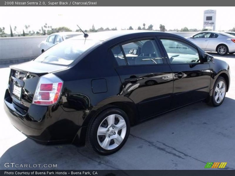 Super Black / Charcoal/Steel 2008 Nissan Sentra 2.0