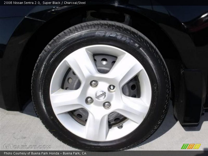 Super Black / Charcoal/Steel 2008 Nissan Sentra 2.0