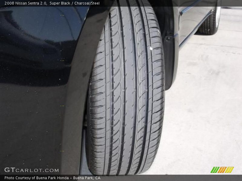 Super Black / Charcoal/Steel 2008 Nissan Sentra 2.0