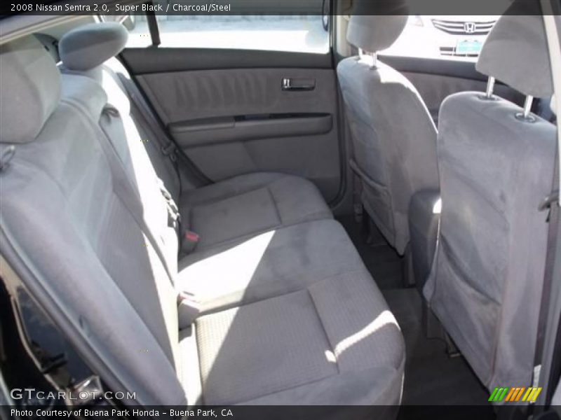 Super Black / Charcoal/Steel 2008 Nissan Sentra 2.0