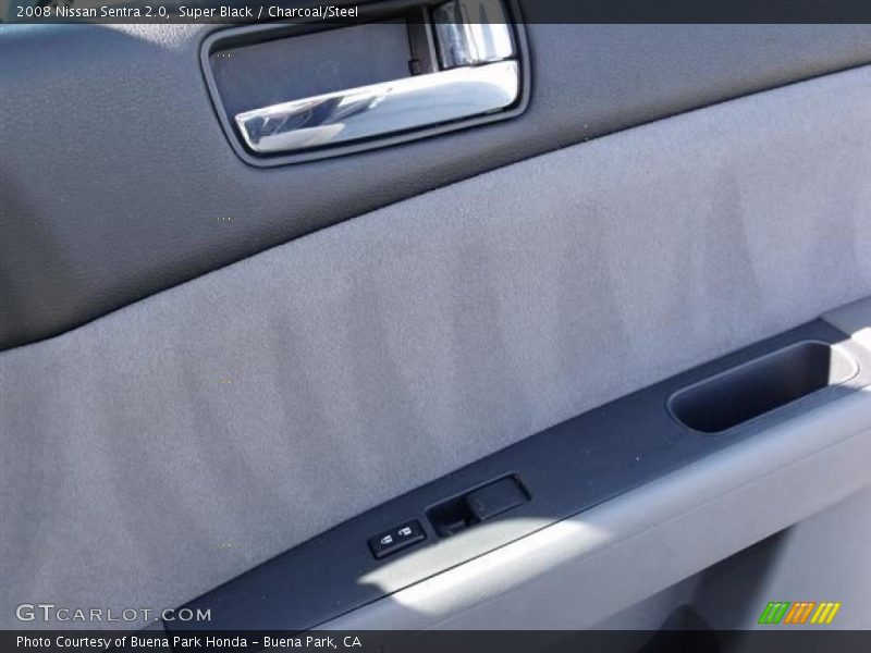 Super Black / Charcoal/Steel 2008 Nissan Sentra 2.0