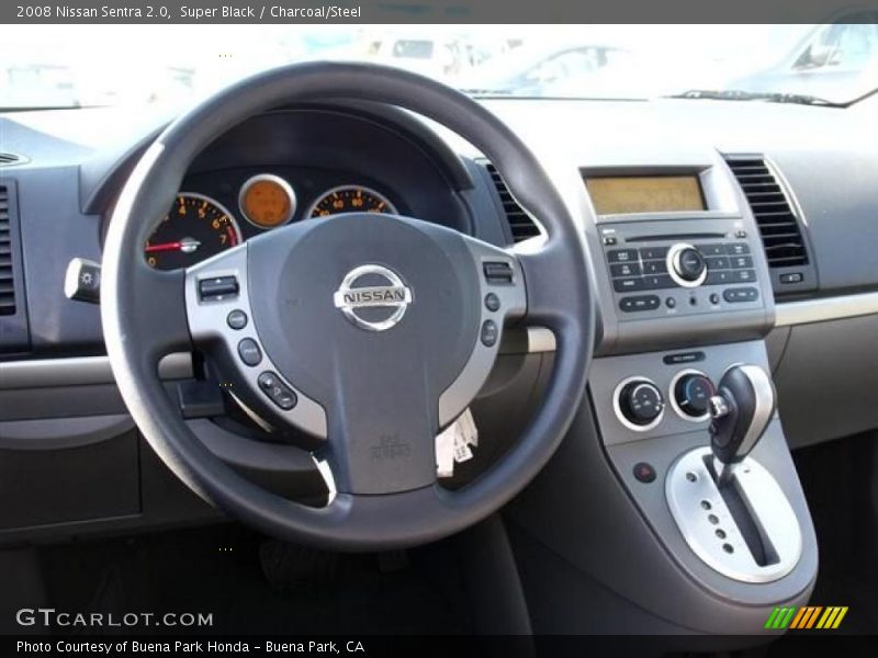 Super Black / Charcoal/Steel 2008 Nissan Sentra 2.0