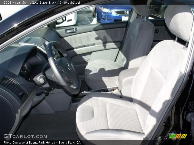 Super Black / Charcoal/Steel 2008 Nissan Sentra 2.0