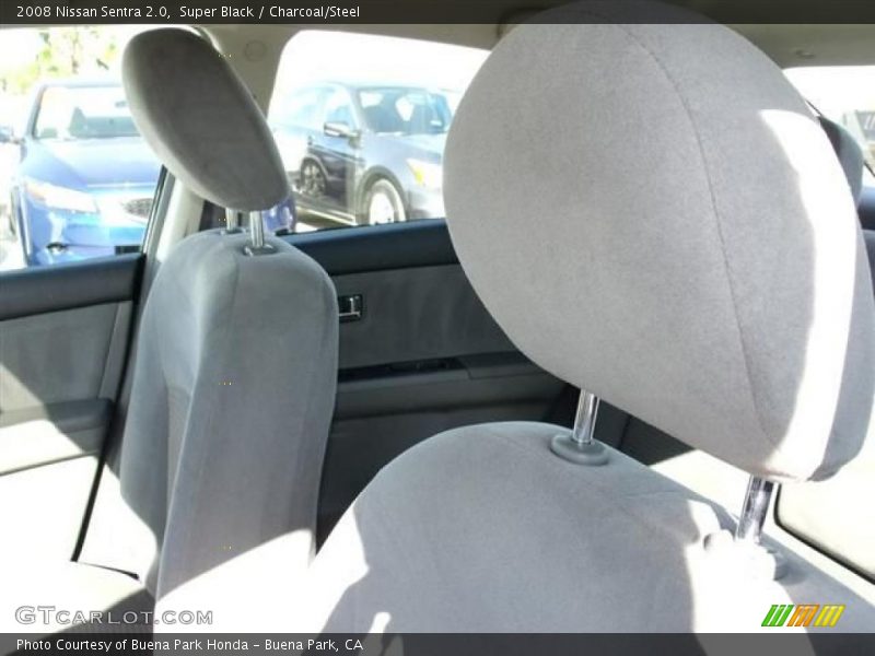Super Black / Charcoal/Steel 2008 Nissan Sentra 2.0
