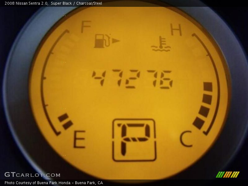 Super Black / Charcoal/Steel 2008 Nissan Sentra 2.0