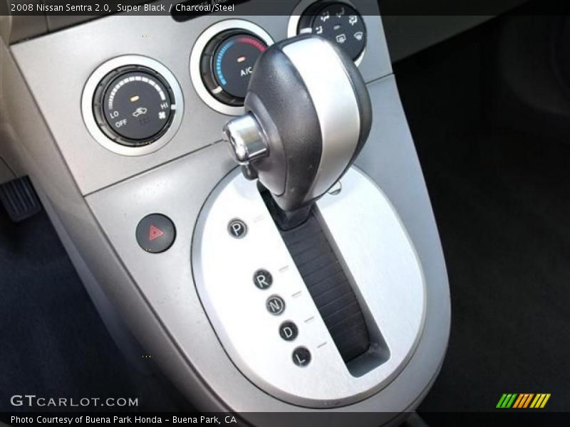 Super Black / Charcoal/Steel 2008 Nissan Sentra 2.0