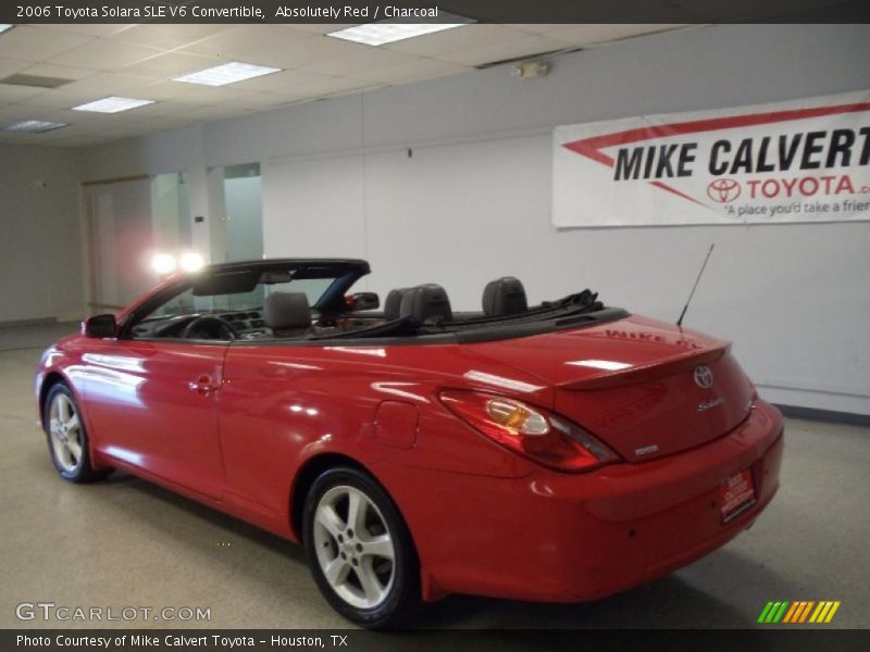 Absolutely Red / Charcoal 2006 Toyota Solara SLE V6 Convertible