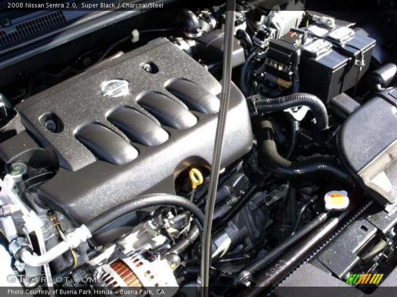 Super Black / Charcoal/Steel 2008 Nissan Sentra 2.0