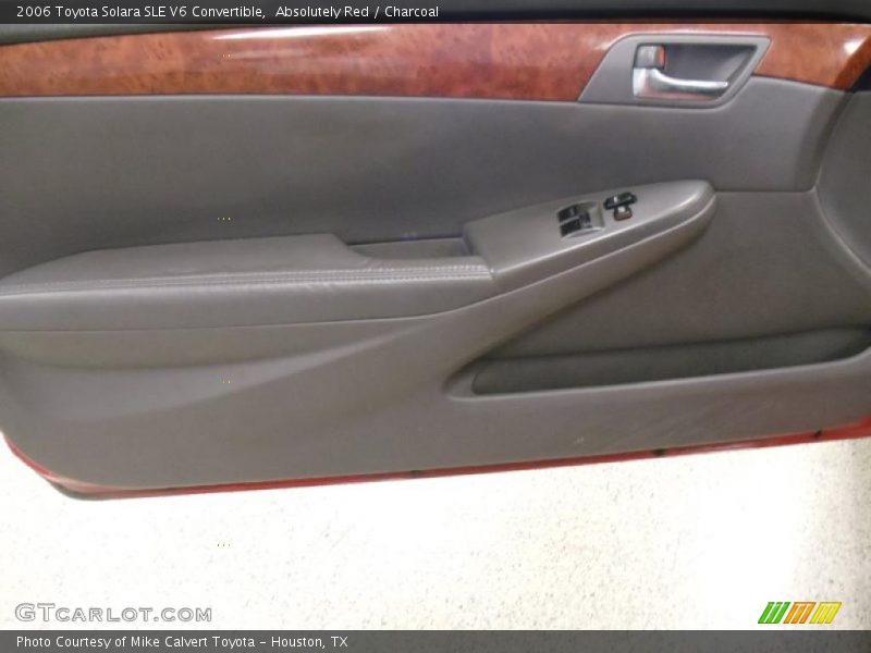 Absolutely Red / Charcoal 2006 Toyota Solara SLE V6 Convertible