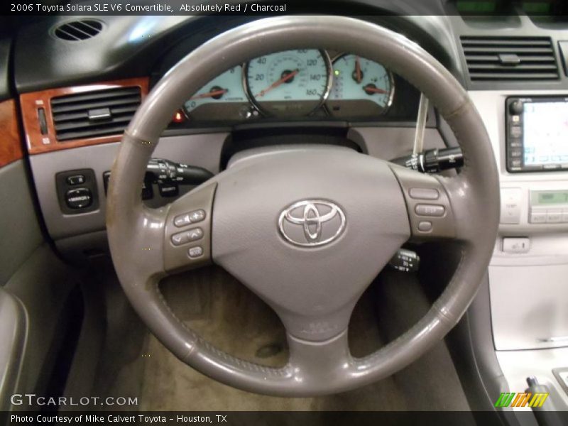 Absolutely Red / Charcoal 2006 Toyota Solara SLE V6 Convertible