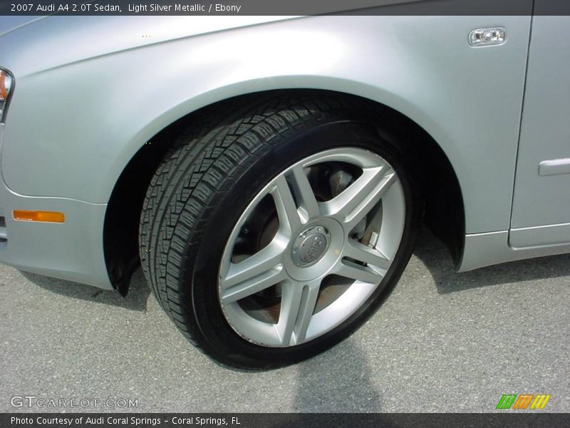 Light Silver Metallic / Ebony 2007 Audi A4 2.0T Sedan
