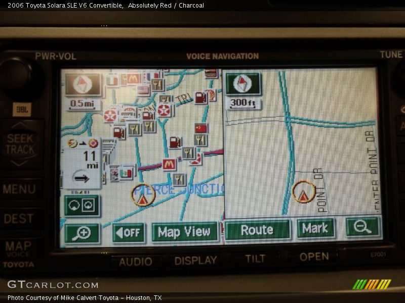 Absolutely Red / Charcoal 2006 Toyota Solara SLE V6 Convertible