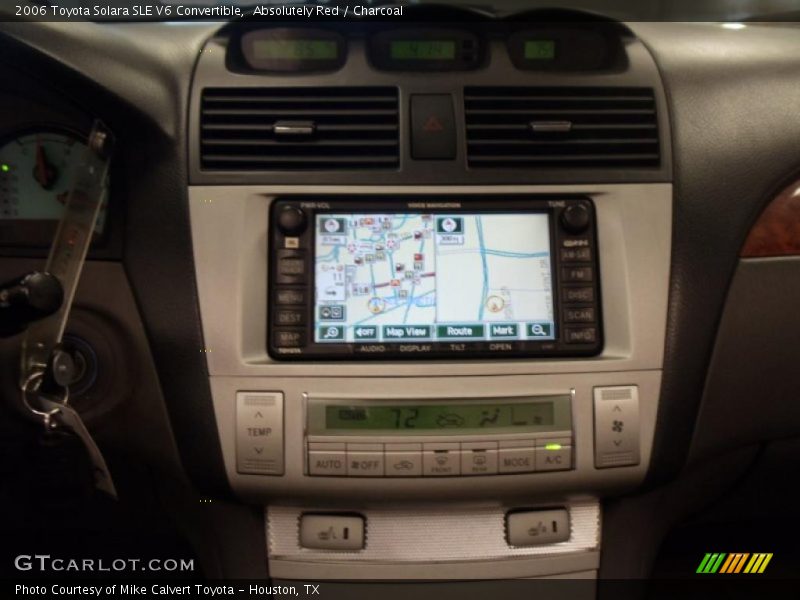 Absolutely Red / Charcoal 2006 Toyota Solara SLE V6 Convertible