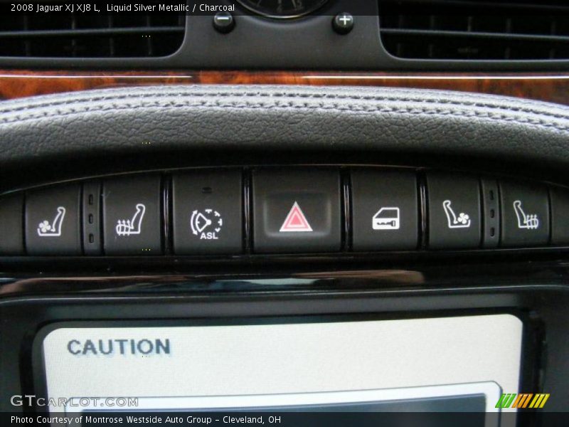 Liquid Silver Metallic / Charcoal 2008 Jaguar XJ XJ8 L