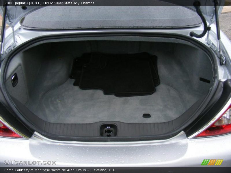 Liquid Silver Metallic / Charcoal 2008 Jaguar XJ XJ8 L