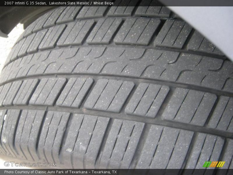 Lakeshore Slate Metallic / Wheat Beige 2007 Infiniti G 35 Sedan
