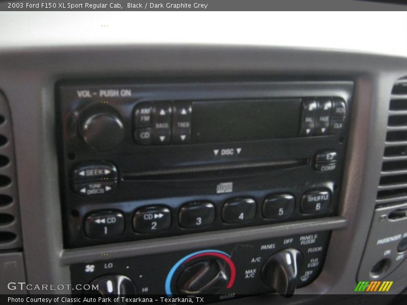 Black / Dark Graphite Grey 2003 Ford F150 XL Sport Regular Cab