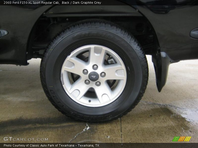 Black / Dark Graphite Grey 2003 Ford F150 XL Sport Regular Cab