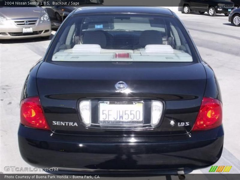 Blackout / Sage 2004 Nissan Sentra 1.8 S