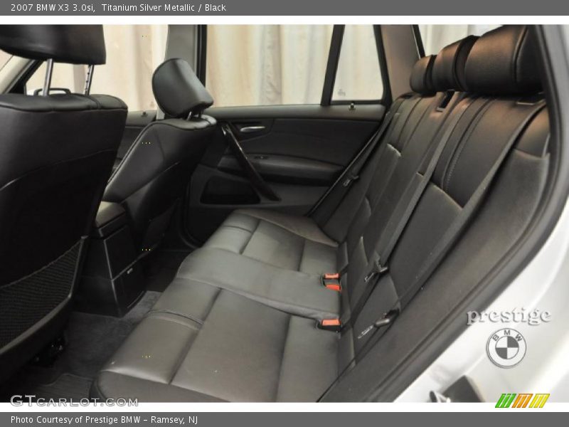 Titanium Silver Metallic / Black 2007 BMW X3 3.0si