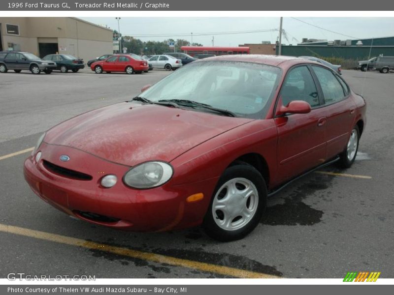 Toreador Red Metallic / Graphite 1996 Ford Taurus GL