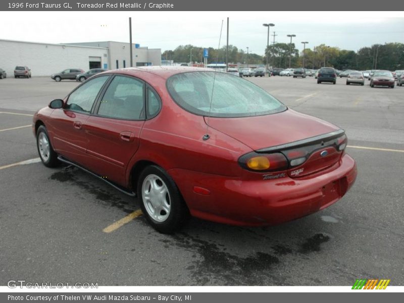 Toreador Red Metallic / Graphite 1996 Ford Taurus GL