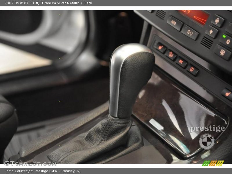 Titanium Silver Metallic / Black 2007 BMW X3 3.0si
