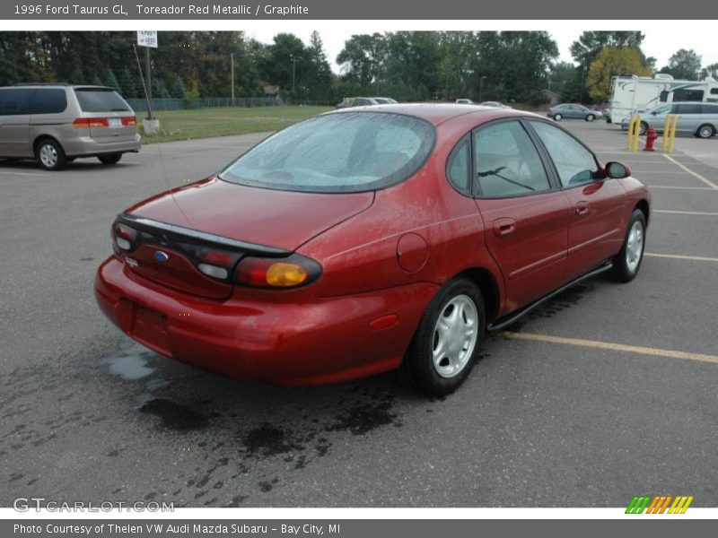 Toreador Red Metallic / Graphite 1996 Ford Taurus GL
