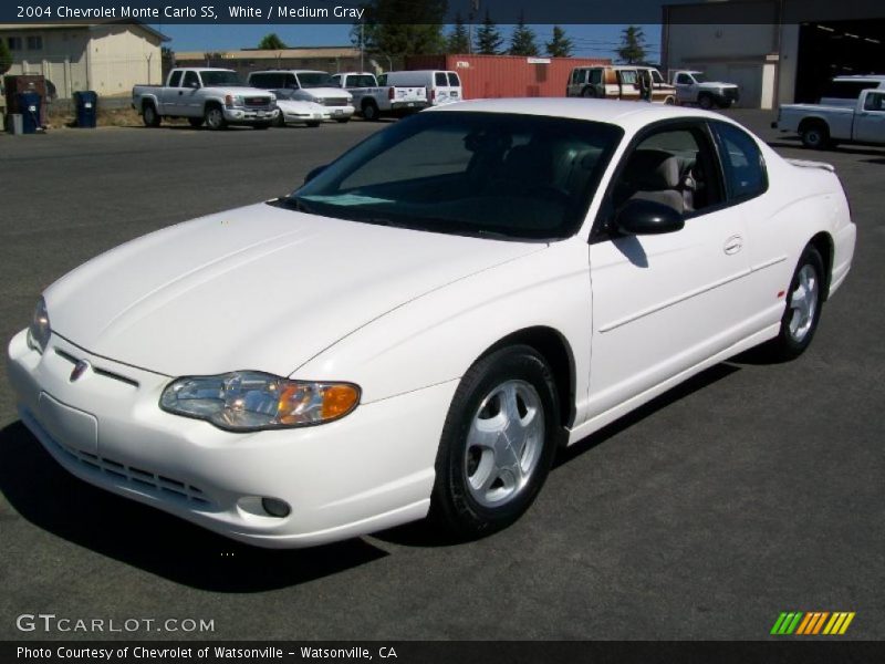 White / Medium Gray 2004 Chevrolet Monte Carlo SS