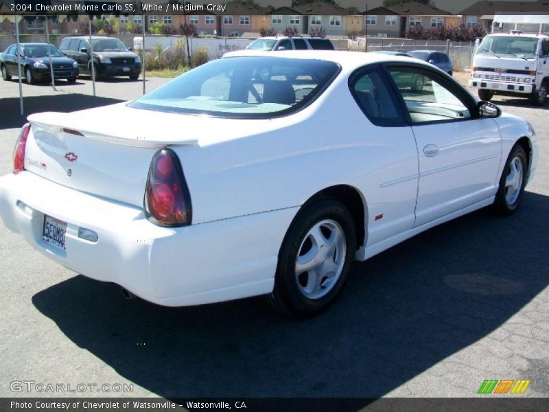 White / Medium Gray 2004 Chevrolet Monte Carlo SS