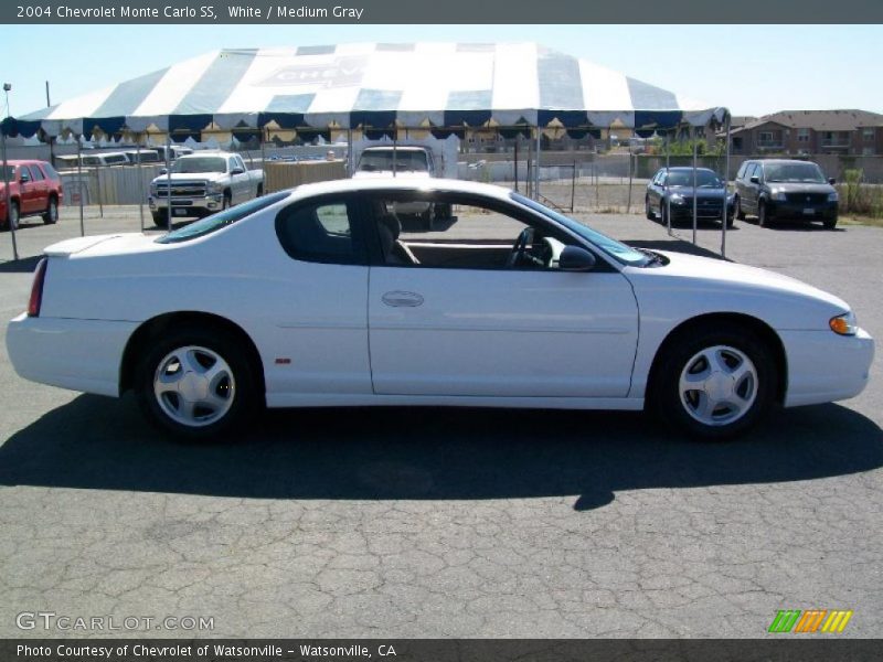 White / Medium Gray 2004 Chevrolet Monte Carlo SS